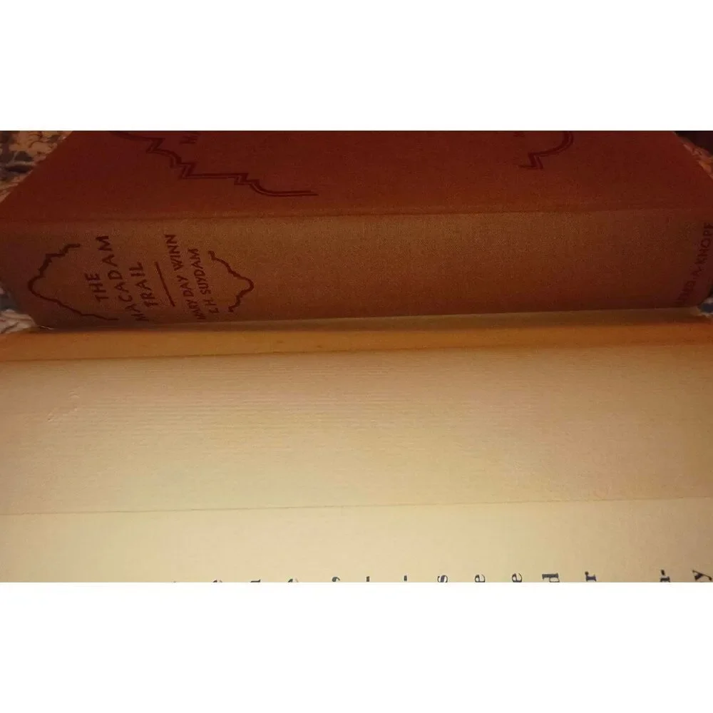 The Macadam Trail: Ten Thousand Miles by Motor Coach First Edition 1931 dj
